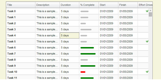 SlickGrid - A lightning fast JavaScript grid/spreadsheet