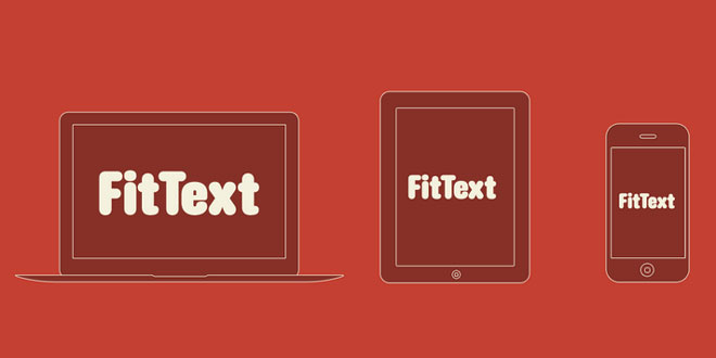 FitText - makes font-sizes flexible FitText - makes font-sizes flexible