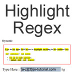 HighlightRegex - Highlight text with a regular expression