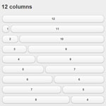 jquery-mobile-960 is a port of 960 grid to jquery mobile