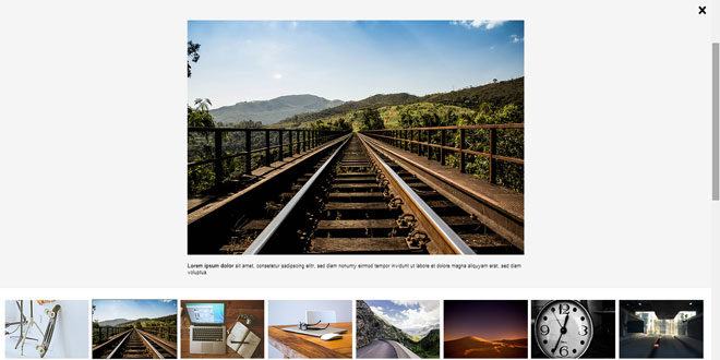 Least.js - Random and Responsive HiDPI jQuery Gallery