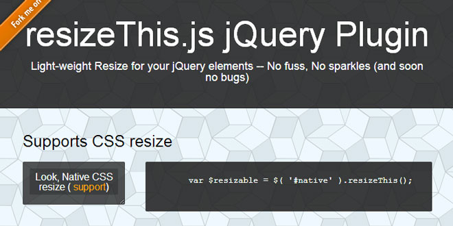 Resize This - Resizable DOM elements