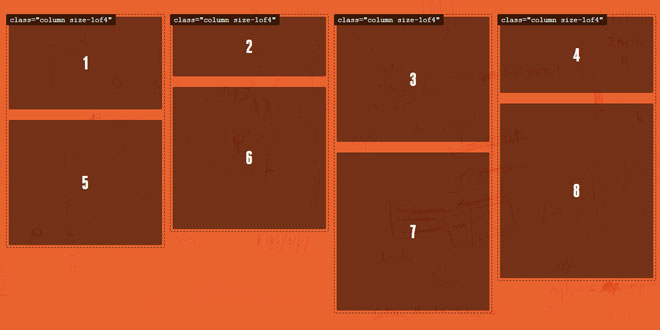 Salvattore - organize your HTML elements according