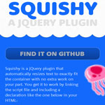 Squishy - automatically resizes text