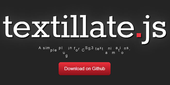 Textillate.js