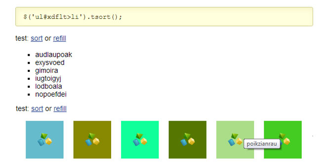 TinySort - Sort any nodetype by it's text
