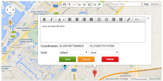 JQuery GoogleMaps -  Easier use of GoogleMaps on web sites