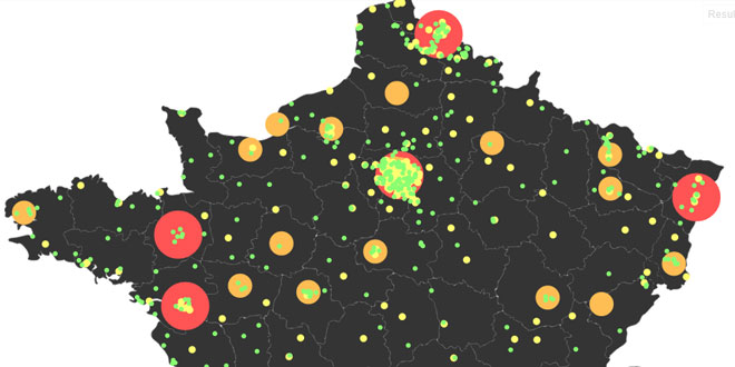 jQuery Mapael - Build dynamic vector maps