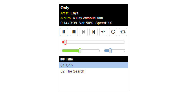 muPlayer - Creates HTML5 audio players