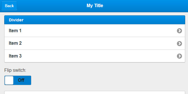 Graphite for jQuery Mobile