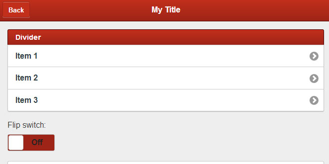 Graphite for jQuery Mobile