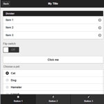 Graphite for jQuery Mobile
