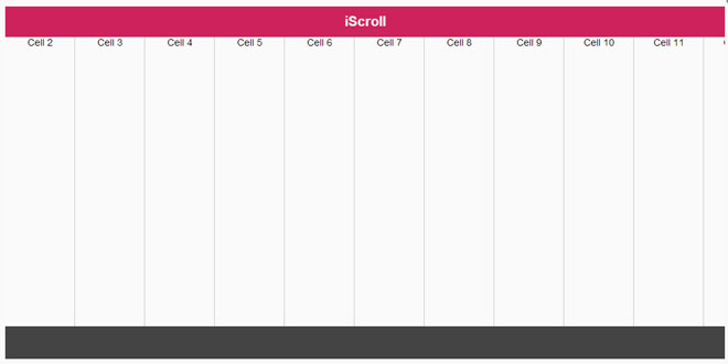 iScroll – Smooth Scrolling