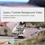 jQuery Youtube Background Video