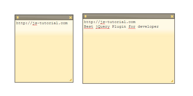 Stickies - A jQuery UI Sticky Note