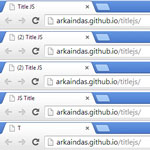 Title.js - Browser Title Bar Manipulation