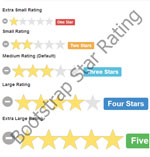 Bootstrap star rating