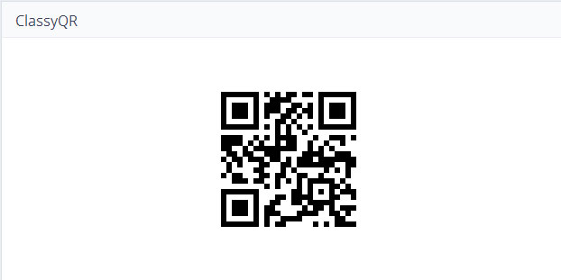 ClassyQR - QR codes, the easy way!