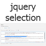 jQuery.selection - selection text/caret operation