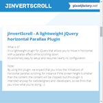 jInvertScroll - jQuery horizontal Parallax Plugin