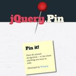 jQuery.Pin - Make your stuff stick
