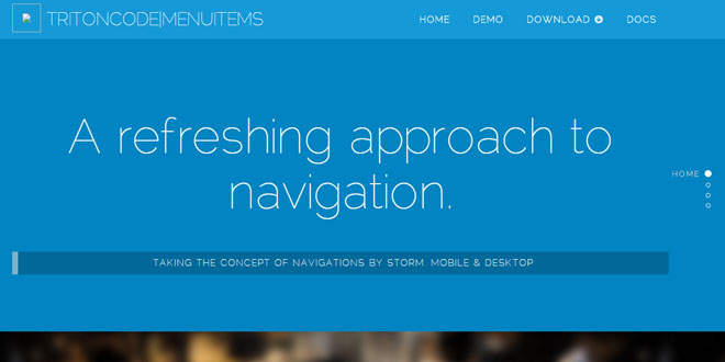 MenuItems - A refreshing approach to navigation