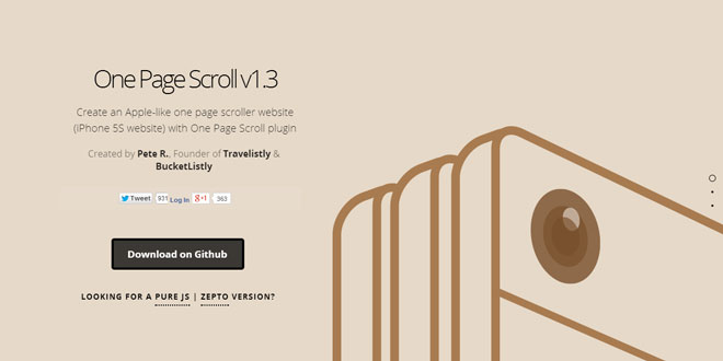 One Page Scroll