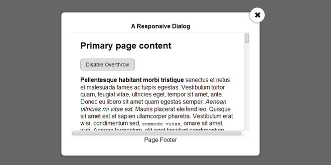 Overthrow - overflow polyfill for responsive design