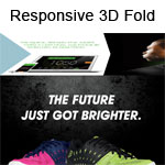 Responsive 3D Fold Animation on Scroll