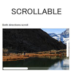 Scrollable -  Replace default scrollbars with a customisable one