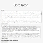 Scrollator - Replacement for the browsers scroll bar