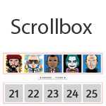 Scrollbox -  Scroll a list like carousel or traditional marquee