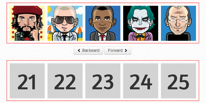 Scrollbox -  Scroll a list like carousel or traditional marquee