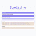 Scrollissimo - Smooth scroll-controlled animations