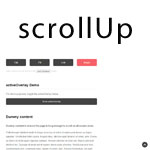scrollUp jQuery plugin