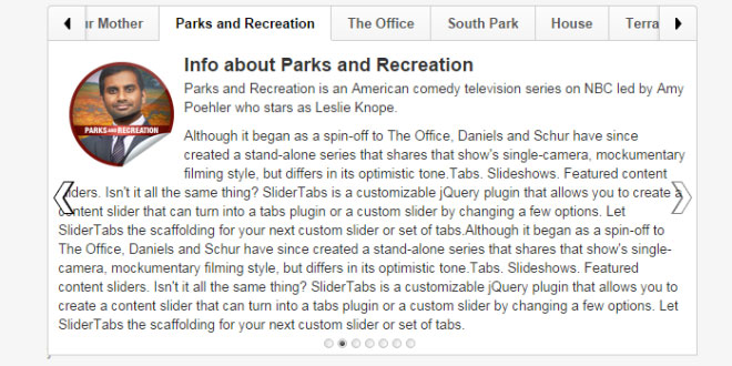 SliderTabs - A flexible jQuery plugin for sliding tabs