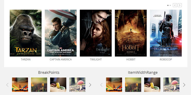 Util Carousel - Utility responsive jquery carousel plugin