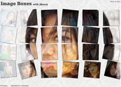 Merging Image Boxes With jQuery