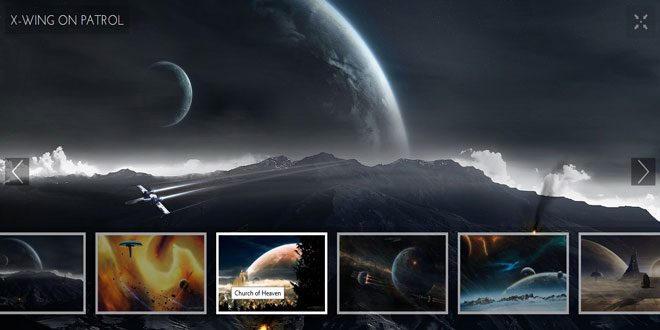 Simple jQuery Fullscreen Image Gallery