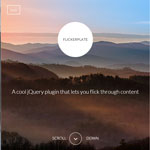 Flickerplate -  flick through content
