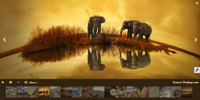 jgallery - jQuery photo gallery with albums and preloader