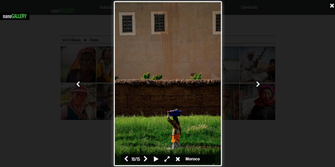 nanoGALLERY - image gallery simplified