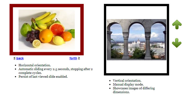 Continuous Reel Slideshow