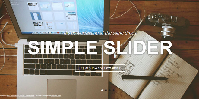 Simple jQuery CSS3 Slider