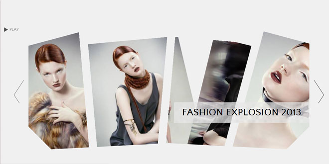 Stylish Rotating Image Slideshow