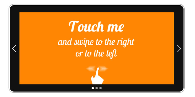 Swiper - Mobile touch slider