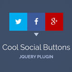Cool Social Buttons jQuery Plugin