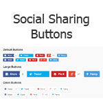 jQuery Social Sharing Buttons
