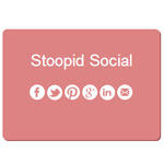 Stoopid Social - Dynamically creates share buttons