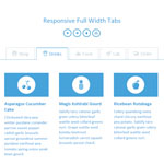 Responsive Full Width Tabs